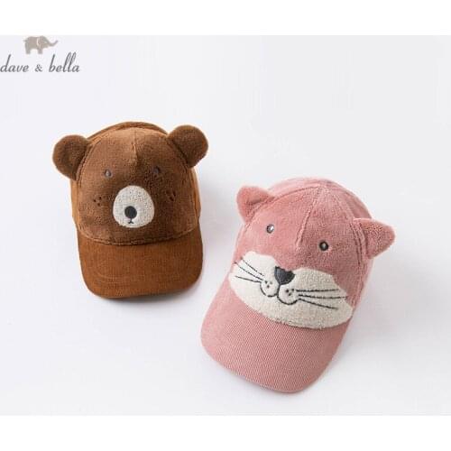 DBX14531 dave bella autumn new born fashion baby unisex cartoon hat boys girls bucket cap