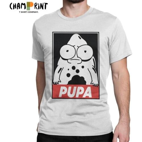 Mens T-Shirts Solar Opposites The Pupa Vintage 100% Cotton Tees Short Sleeve T Shirts Crew Neck Tops Gift Idea