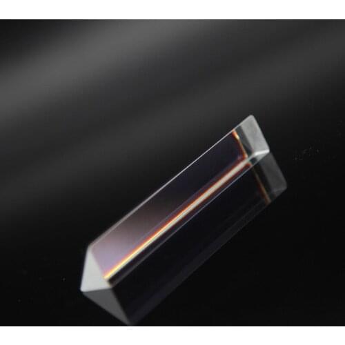 Color Prism 14*14*87 Mm Total Reflection Prisms Optical Measurement Processing Custom Rainbow Glass Education