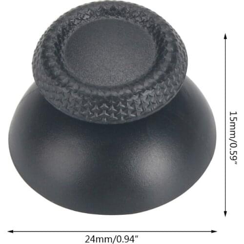 H054 2pcs Analog Cover 3D Thumb Sticks Joystick Thumbstick Mushroom Cap for PS5Controller Replacement Repair