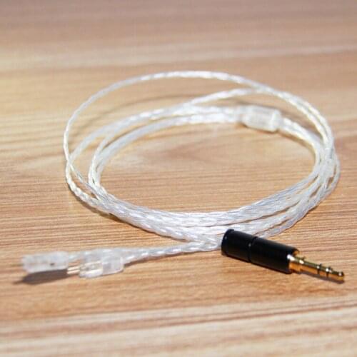 Pure Silver headphone upgrade cable SE535 TF10 UE18 UM3X upgrade cable