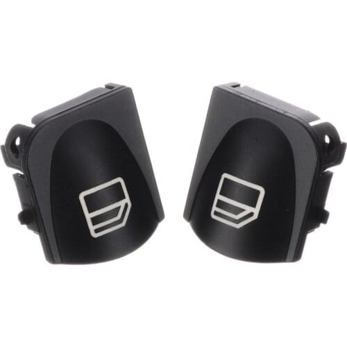2pcs Window Switch Cover For Mercedes W203 C-CLASS Power Window Switch Console Cover Caps C320 C230 C240 C280