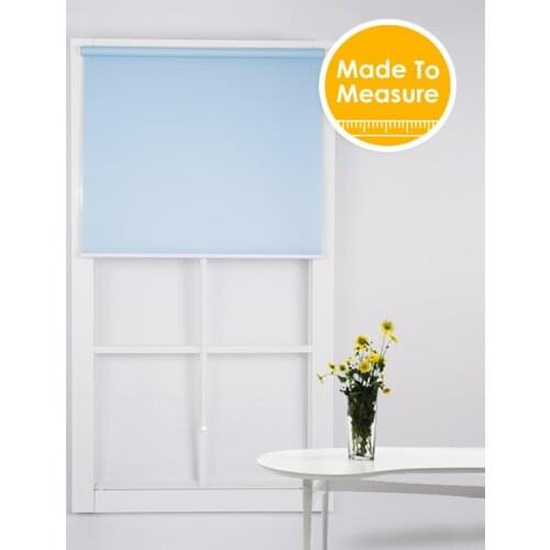 Oil Proof and Waterproof Fabric Roller Shades Curtains Windscreen Cordless Blackout Blinds for Kitchen Room Customized Size