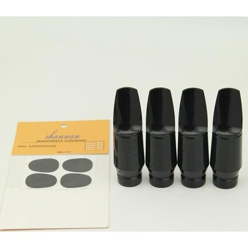 4pcs Alto Saxophone Mouthpiece +Dental pad