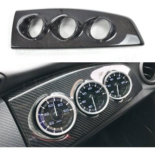 Carbon Fiber Material Instrument Decoration Panel Car Sticker For Toyota BRZ FT86 GT86 FRS LHD