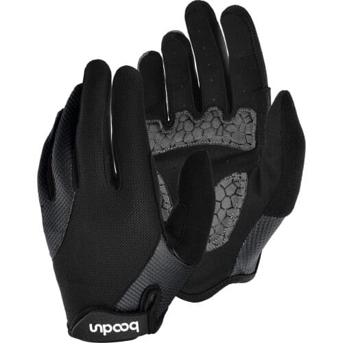 Mountain Bike Gloves Full Finger Cycling Breathable Gloves Anti-skid Mountain Bike Gloves Wear-resistant Women and Men Gel