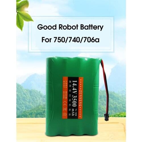 Soravess 14.4V NI-MH Rechargeable Battery Pack 3500mAh Vacuum Cleaner For Good Robot 740 750 706a Sweeping Robot