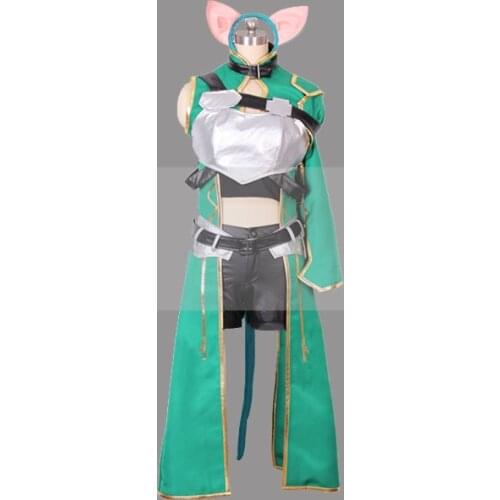 Customize SAO ALfheim Online ALO Cait Sith Sinon Cosplay Costume Outfit