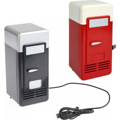 Portable Mini 780ml Fridge USB Powered Car Drink Cooler Home Desktop Boat Travel Cosmetic Fridge Multipurpose Appliances