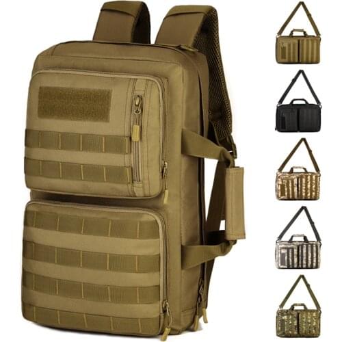 35L Portable oulder Cross-body Tactical Backpack Men Women Outdoor Sports Travel Laptop Bag Molle Military Backpack S417
