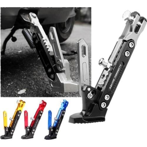 Adjustable CNC Metal Motorcycle Foot Kickstand Electrombile Kick Side Stand