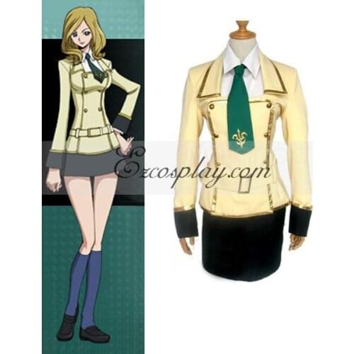 Code Geass Girls School Uniform Cosplay Costume E001