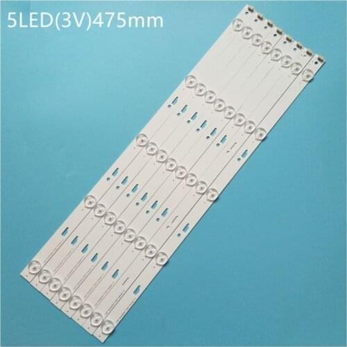 8pcs LED strip for TCL 49D1600 ODM 49_D1600 8X5 3030C LX20160826 49L510U18 49E301 49U3600C CRH-AT493030080569QREV1.0