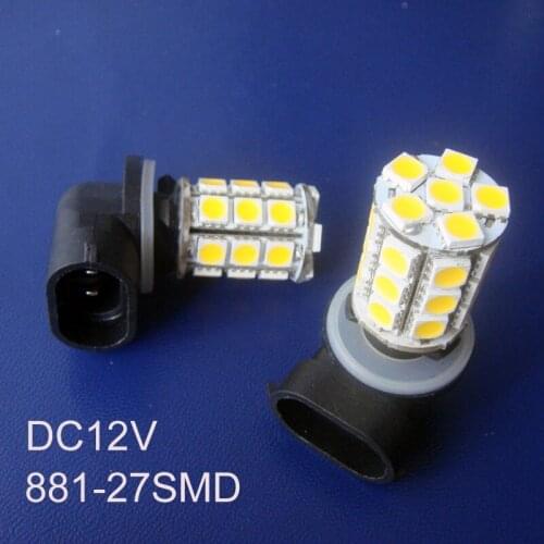 High-intensity 12V 881 Car Led Fog Lamp,Auto 881 Led Bulb Lamp Light free shipping 2pcs/lot