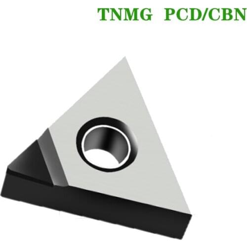 1PC TNMG160402 TNMG160404 TNMG160408 TNGA160404 TNGA160408 Diamond Inserts TNMG TNGA PCD CBN Blade CNC Lathe Cutter Turning Tool