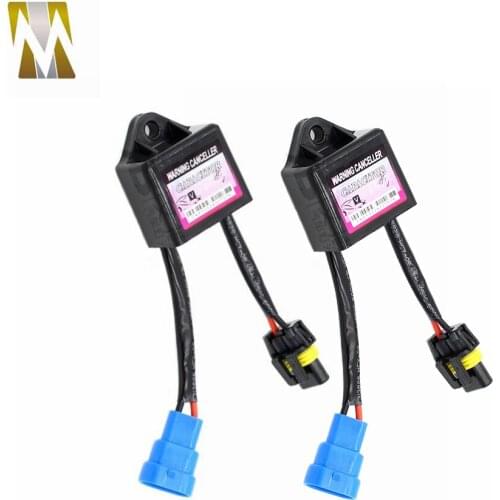 2PCS HID Canbus Xenon Warning Canceller Car Xenon Lights Decoder Canbus HID Lamp Relay Capacitors Error Free HID Conversion Kit