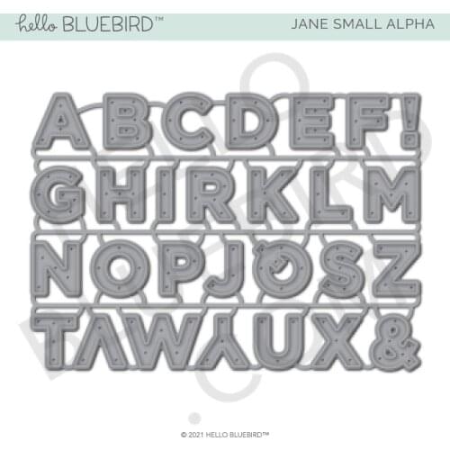 2021 AliliArts Metal Cutting Dies Jane Small Alpha diy Scrapbooking Photo Album Decorative Embossing PaperCard Crafts Die