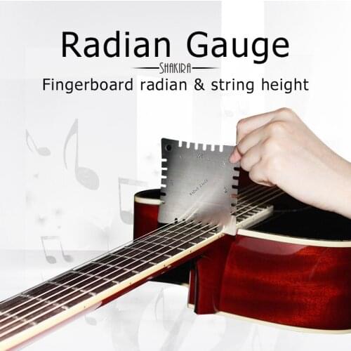 4pcs/set Guitar Notched Radius Gauges Fingerboard Radian String Height Measuring Tools high quality
