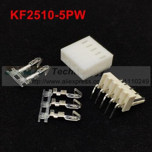 50set/lot KF2510 KF2510-5W 2.54mm Pitch Terminal Housing Pin Header Connector Adaptor header Terminal