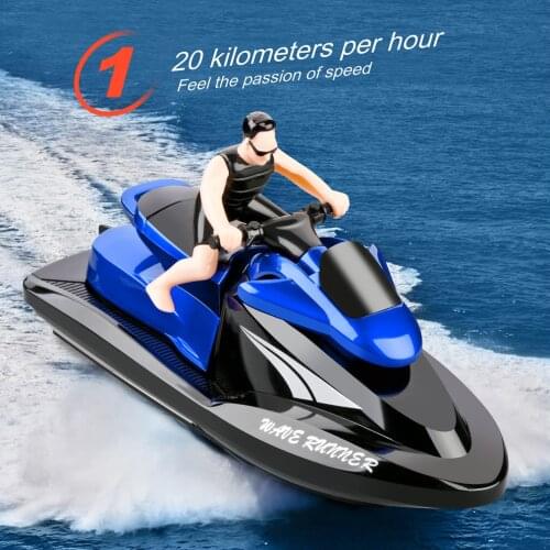 809 2.4G Remote Control Motorboat Water Speedboat Yacht Airship RC Boat Waterproof Electric Childrens Toy Boat