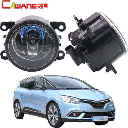Cawanerl 2 Pieces H11 Car Halogen Bulb Fog Light Daytime Running Lamp High Power For Renault Grand Scenic 2004-2015