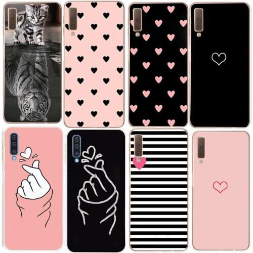 Case For Samsung A7 2018 Case A750 6.0'' Silicone Painting Soft Coque For Samsung Galaxy S10 Plus Case Cover S 10 Lite S10E