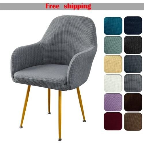 Elastic Spandex Fabric Armchair Cover Sloping Arm King Back Chair Cover Wingback Sofa Slipcover Protector For Hotel Bar Banquet
