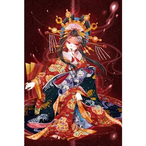 Kimono demon The wooden puzzle 1000 pieces ersion jigsaw puzzle white card adult childrens educational toys