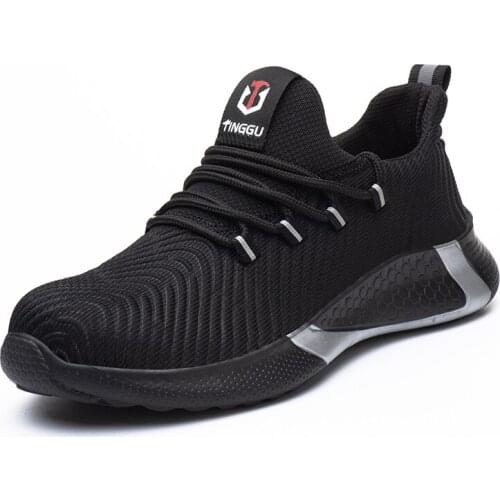 Safety Shoes Women Steel Toe Shoes Men Work Sneakers Safety Shoes Men Lightweight Work Boots Indestructible Work Shoes Unisex