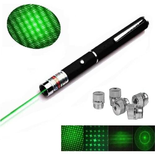 2 in 1 High Power Green Laser Pointer Detachable laser cap purple red laser sight 5000m 532nm lazer pen Hunting Laser