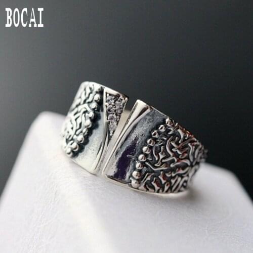 New s925 sterling silver ring children hand-set zircon Thai silver ring fashion womens silver ring personalized ladies ring