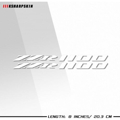 New motorcycle bicycle fuel tank sticker wheel helmet MOTO waterproof reflective logo for KAWASAKI ZZR1100 zzr 1100