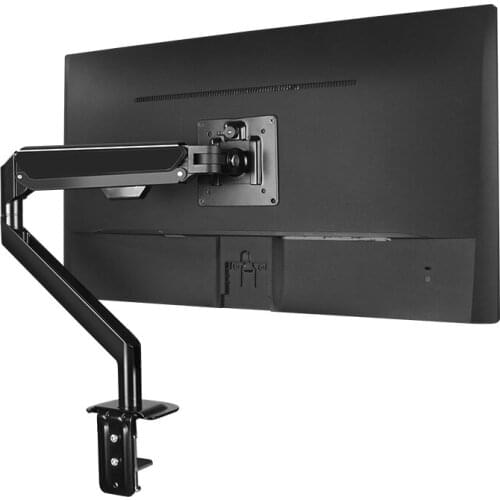 17-32" Aluminum Height Adjustable Soporte Monitor Holder Desk Stand Single Arm Gas Spring Suporte Monitor Mount Bracket PC M3