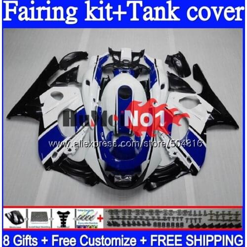 Thundercat For YAMAHA YZF-600R YZF 600R 38MC.13 YZF600R 1996 1997 1998 1999 2000 2001 96 97 98 99 00 01 02 Blue white Fairing