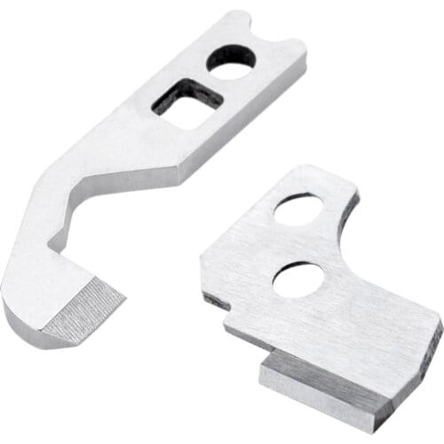 Hicello Sewing Machine Upper Knife Lower Blade 788013009+788011007 Janome 204D-1110DX Kenmore 385 Husqvarna Viking 650-1003LCD