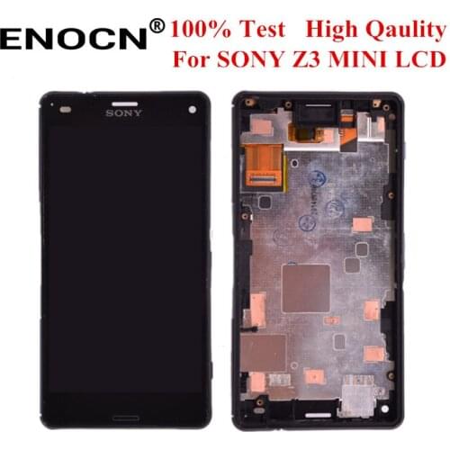 4.6" ORIGINAL LCD for SONY Xperia Z3 Compact Display Touch Screen with Frame Z3 Mini D5803 D5833 for SONY Xperia Z3 Compact LCD