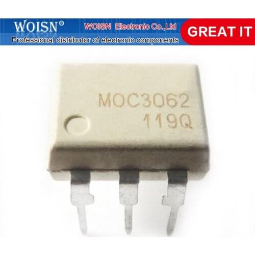 1pcs/lot MOC3062 3062 DIP-6 In Stock