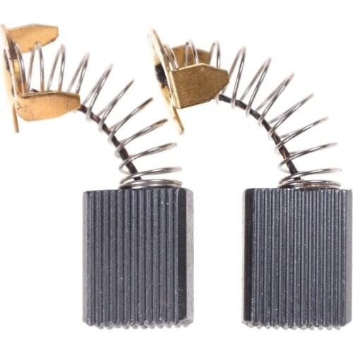 10PCS Mini Electric Drill Grinder Replacement Carbon Brushes Spare Parts for Electric Motors Rotary Tools 17x17x7mm