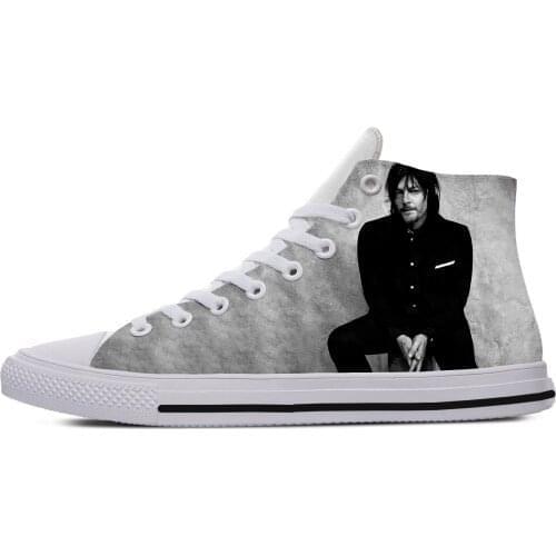 2019 hot fashion 3D Norman Reedus High Sneakers for men/women high quality 3D printing handiness casual shoes
