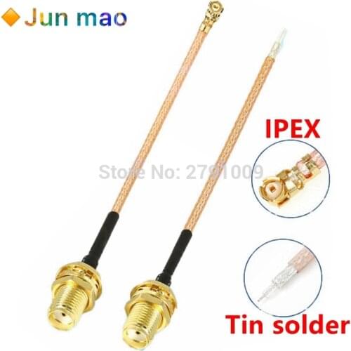 5PCS 10cm/20cm RF Pigtail Cable SMA Female Nut Bulkhead To U.FL IPX IPEX RF Coax Adapter RG178 Cable