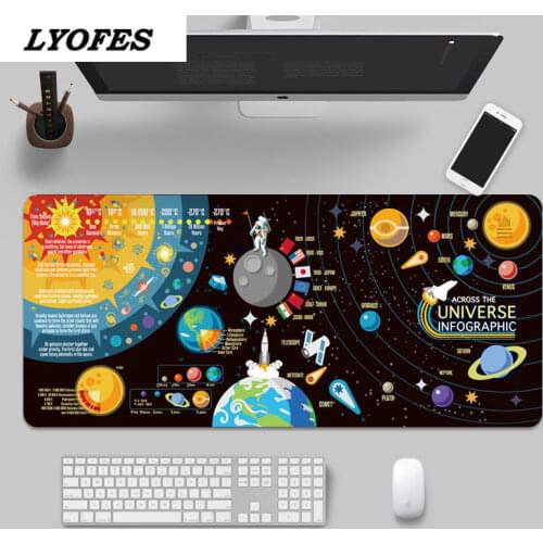 30*80cm Large Mouse Pad Gamer Universe Starry Sky Family Laptop Rubber Mouse Mat MousePad Desk Gaming Mousepad Cup Mat