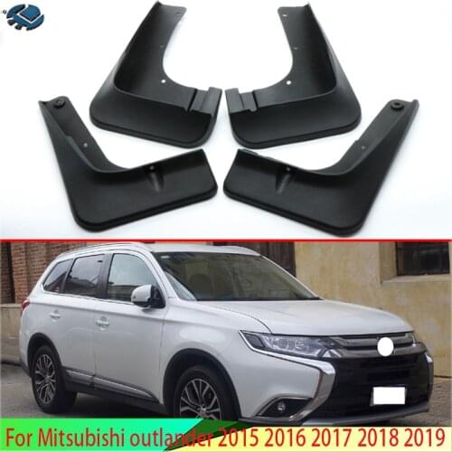 For Mitsubishi outlander 2015 2016 2017 2018 2019 Mud Flaps Splash Guards Fender Mudguard Kit Mud Flap Splash Guards Mudguard