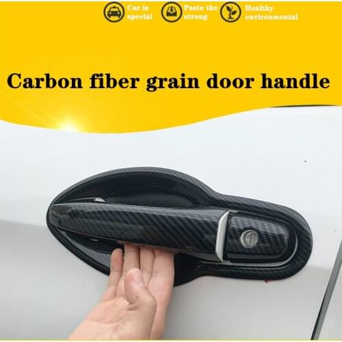 For Honda CRV 12-15 new special car special arc fitting with self-adhesive Carbon Fiber Door Handle Covers trim Car Styling