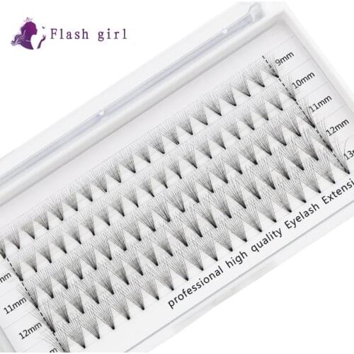 Flash Girl 5 Rows Pre Made Fans Eyelashes Extension 4-10D 9-13mm Mix Volume Eyelash High Quality Professional Eyelash Extension
