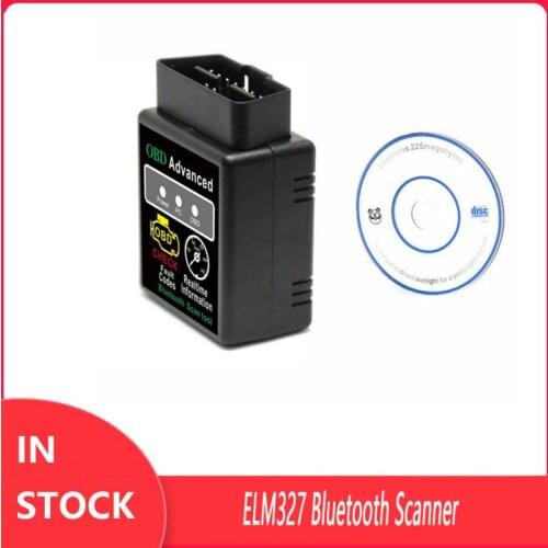 HH OBD ELM327 Bluetooth V1.5/V2.1 OBD2 CAN BUS Check Engine HHOBD ELM 327 Bluetooth OBDII OBD 2 Car Auto Diagnostic Scanner Tool