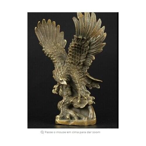 Copper Brass CHINESE crafts decor Asian Wan67106003 +++ China Coletar Ornamentos Escultura Manual de brass Lifelike da