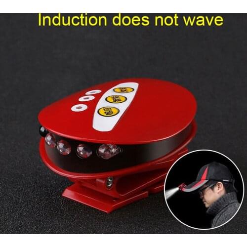 Headlamp Flashlights Fishing Light Induction Headlight Strong Light Rechargeable Battery Night Fishing Light WHShopping