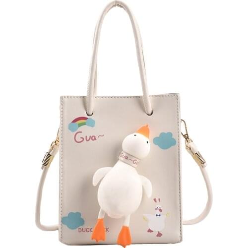 NEW cute cartoon Leather Crossbody Bags For Women 2020 Shoulder Simple Bag Lady Travel Purses And Handbags Cross Body Bag