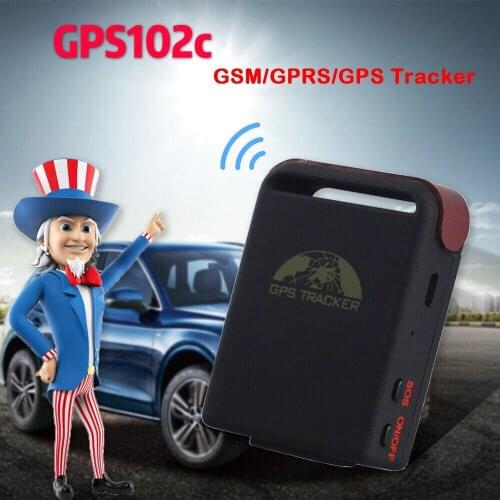 Original Coban GPS GSM GPRS Tracker GPS102C/TK102C for Car Motorcycle SOS Alarm Personal GPS Locator with Wireless Car Charger