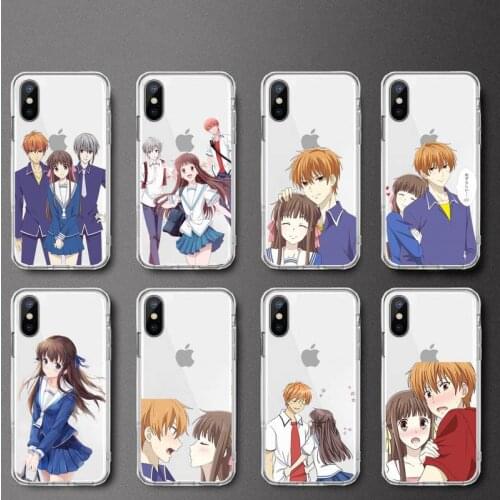 Fruits Basket Japan anime Phone Case Transparent soft For iphone 5 5s 5c se 6 6s 7 8 11 12 plus mini x xs xr pro max